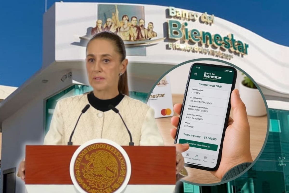 Claudia Sheinbaum anuncia un plan de digitalización para el Banco del Bienestar que mejorará la banca en línea y ampliará la red de comercios con el objetivo de permitir pagos directos con tarjeta y reducir las filas para retirar efectivo