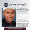 Se busca a Hugo Ortega Martínez de 39 años