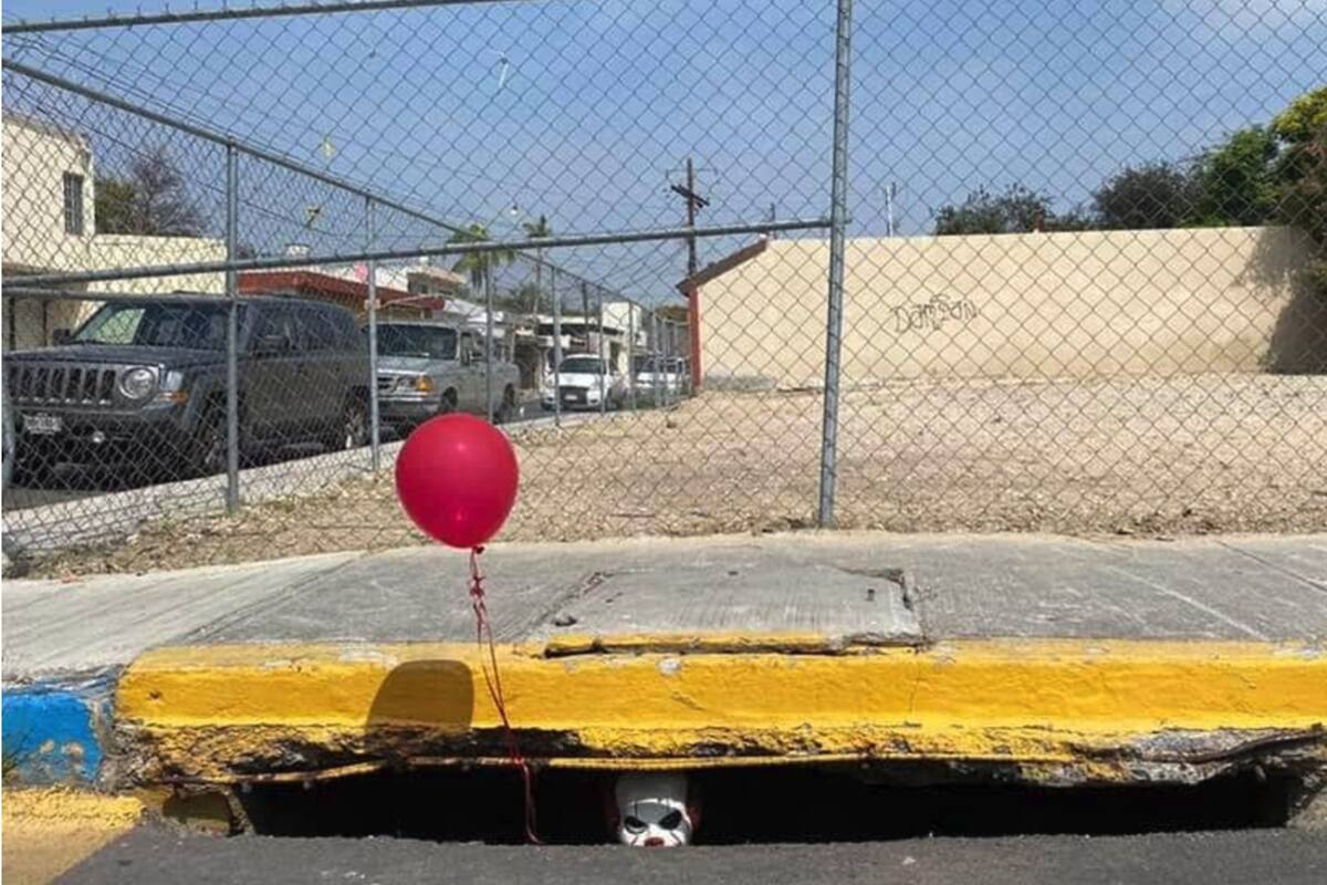 Pennywise, el payaso de IT se aparece en Nuevo León