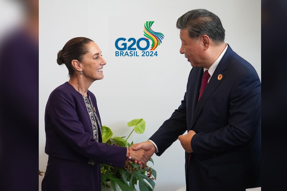 Claudia Sheinbaum se reúne con el presidente de China, Xi Jinping, y agradece su papel en Acapulco