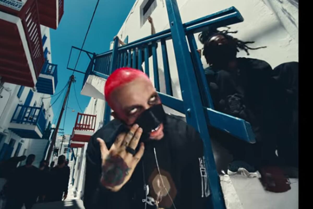 Filman Bad Bunny y J Balvin video en isla griega de Mykonos