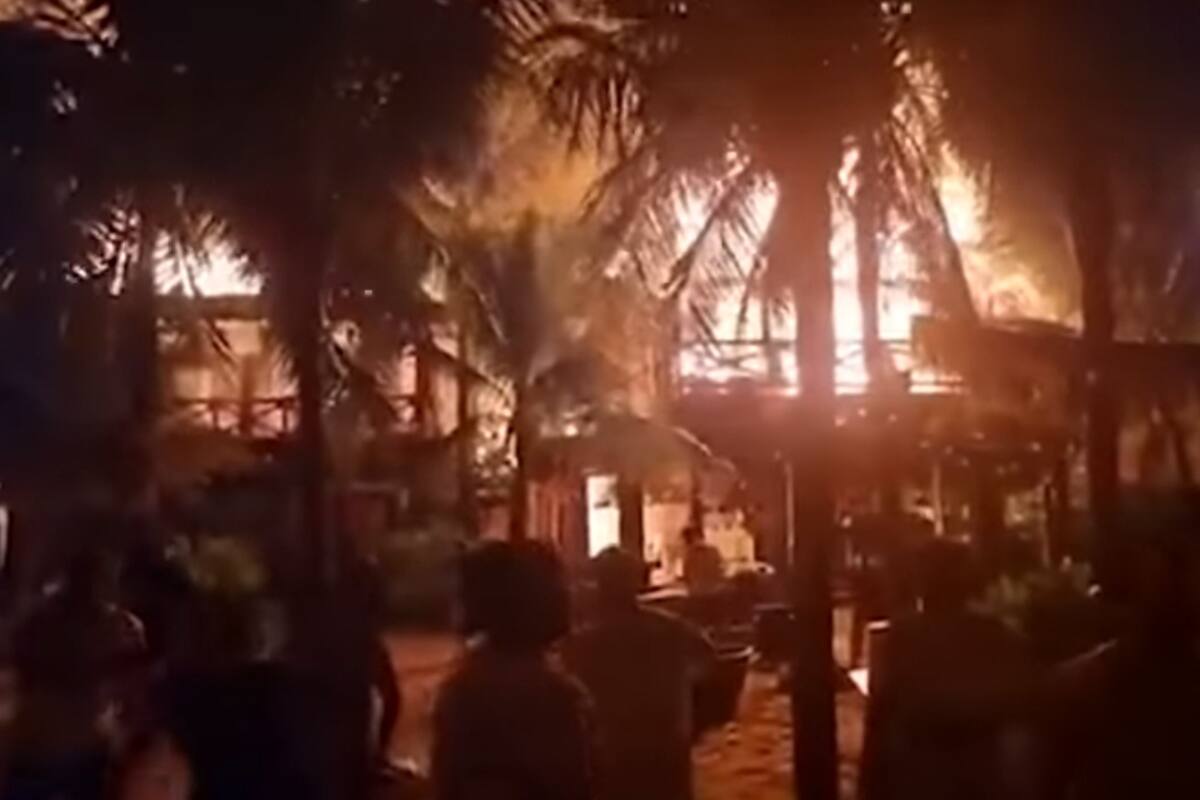 Incendio en Holbox afecta a dos hoteles, habitantes denuncian falta de depeartamento de Bomberos
