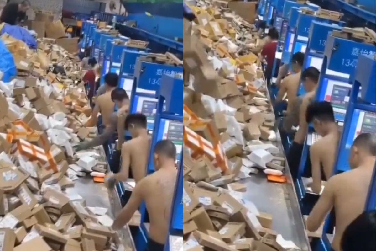 VIDEO de un almacén se viraliza en redes, Temu confirma que no se trata de sus instalaciones