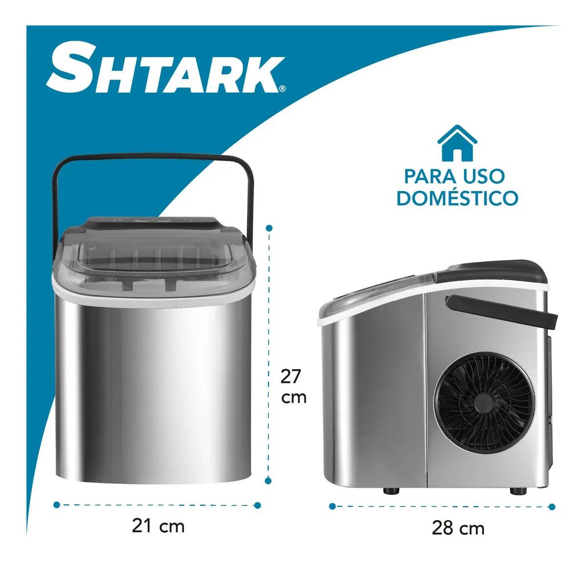 Máquina para hacer hielo portátil de la marca SHTARK | Mercado Libre