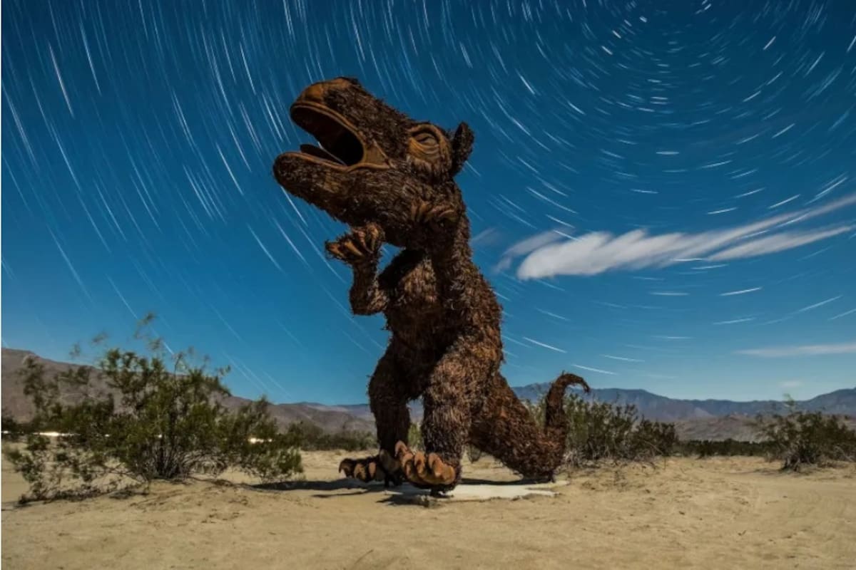Visita las esculturas gigantes en Borrego Spring