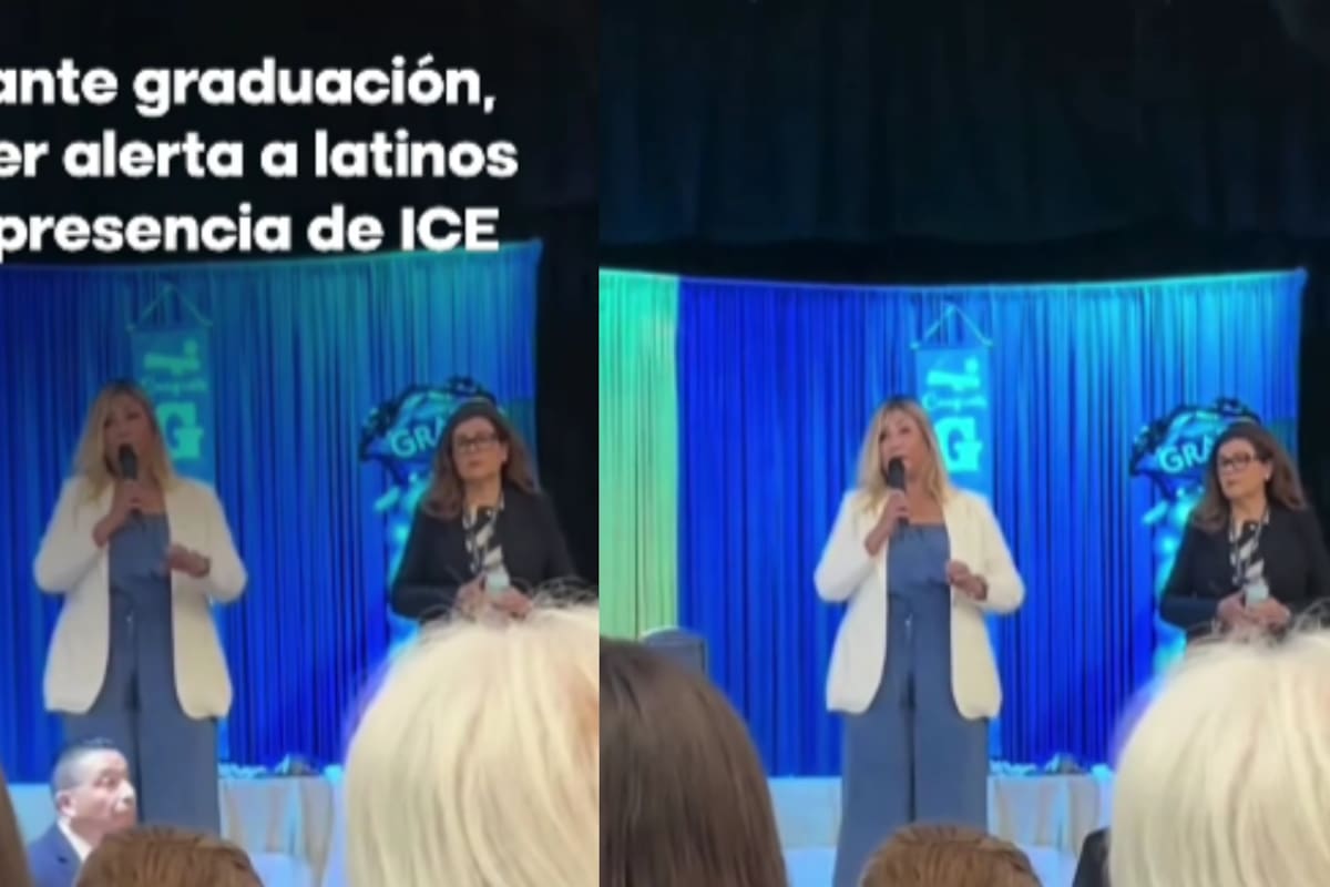 IMPACTANTE: Captan momento en donde una directora de escuela en plena grabación les advierte a los padres sobre el ICE