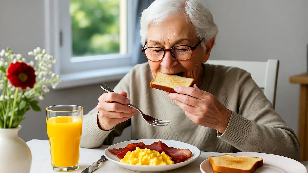 Estudio revela que desayunar temprano podría aumentar la longevidad en adultos mayores | Foto: Especial Grok