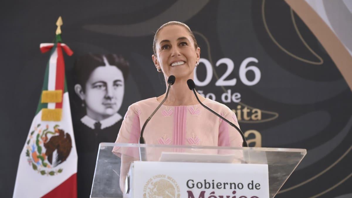 La presidenta confirmó que 14 millones de adultos mayores recibirán pensión al cierre de 2026. /Presidencia