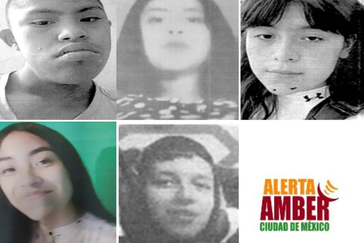 Alerta Amber CDMX: Desaparecen cinco menores en la capital