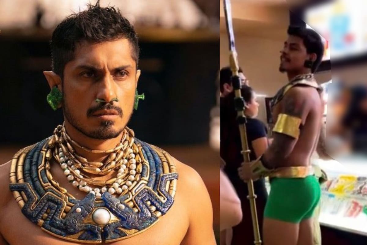 Tenoch Huerta reacciona al viral joven disfrazado de Namor en el cine