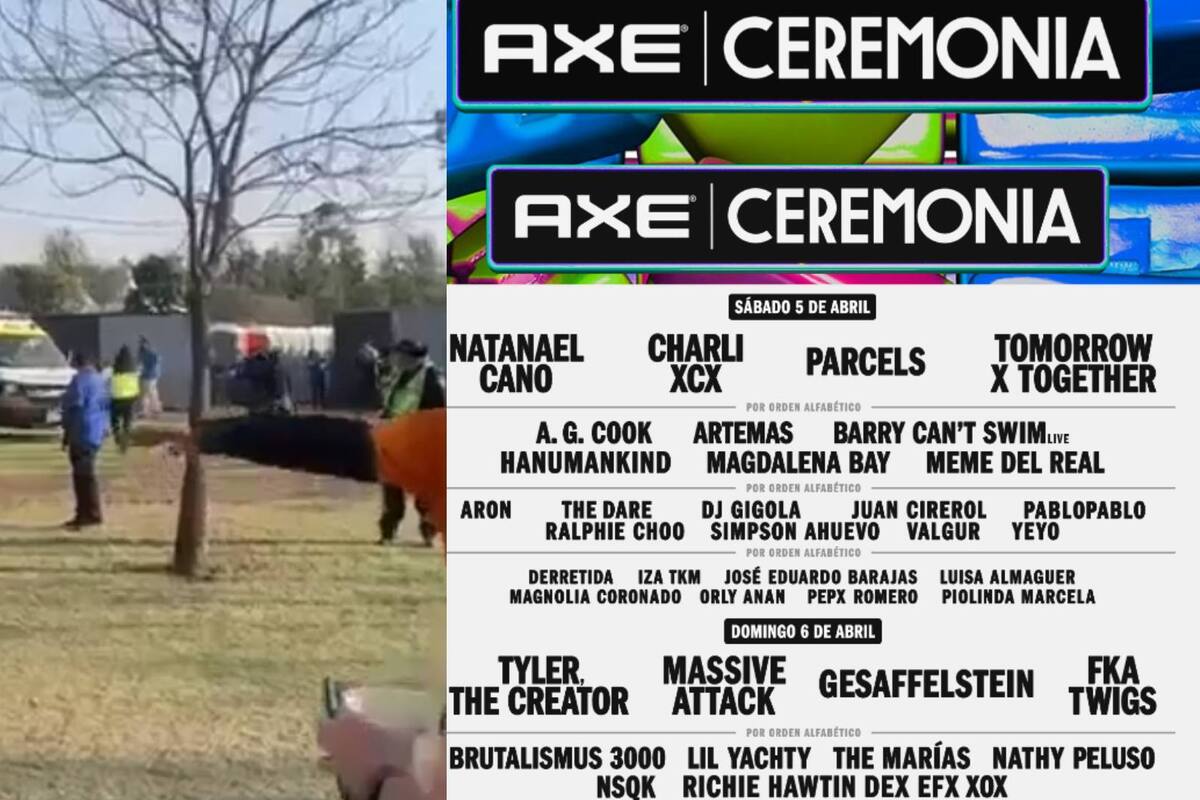 Colapsa estructura metálica durante el festival de música en CDMX y reportan heridos