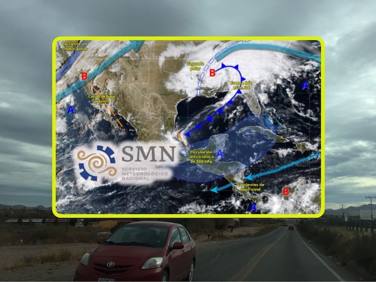 SMN advierte por lluvias y nevadas en estas zonas del Norte para mañana martes y miércoles mientras estas otras ciudades sufrirán calor de hasta 45°C por anticiclón