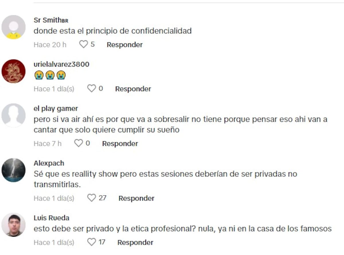 Critican a 'La Academia' por exponer las sesiones de terapia de los alumnos / TikTok: @laacademiatv