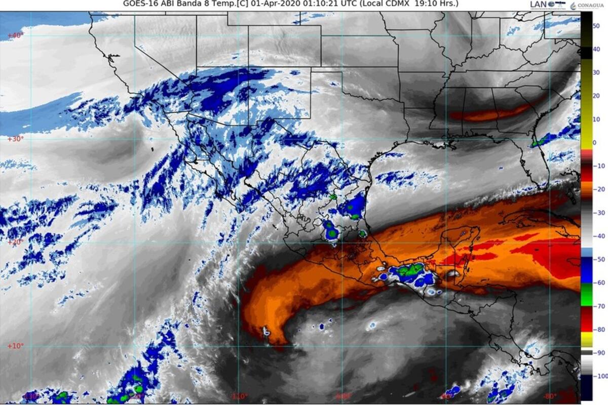 Lluvias fuertes se prevén en Nuevo León, San Luis Potosí y Tamaulipas
