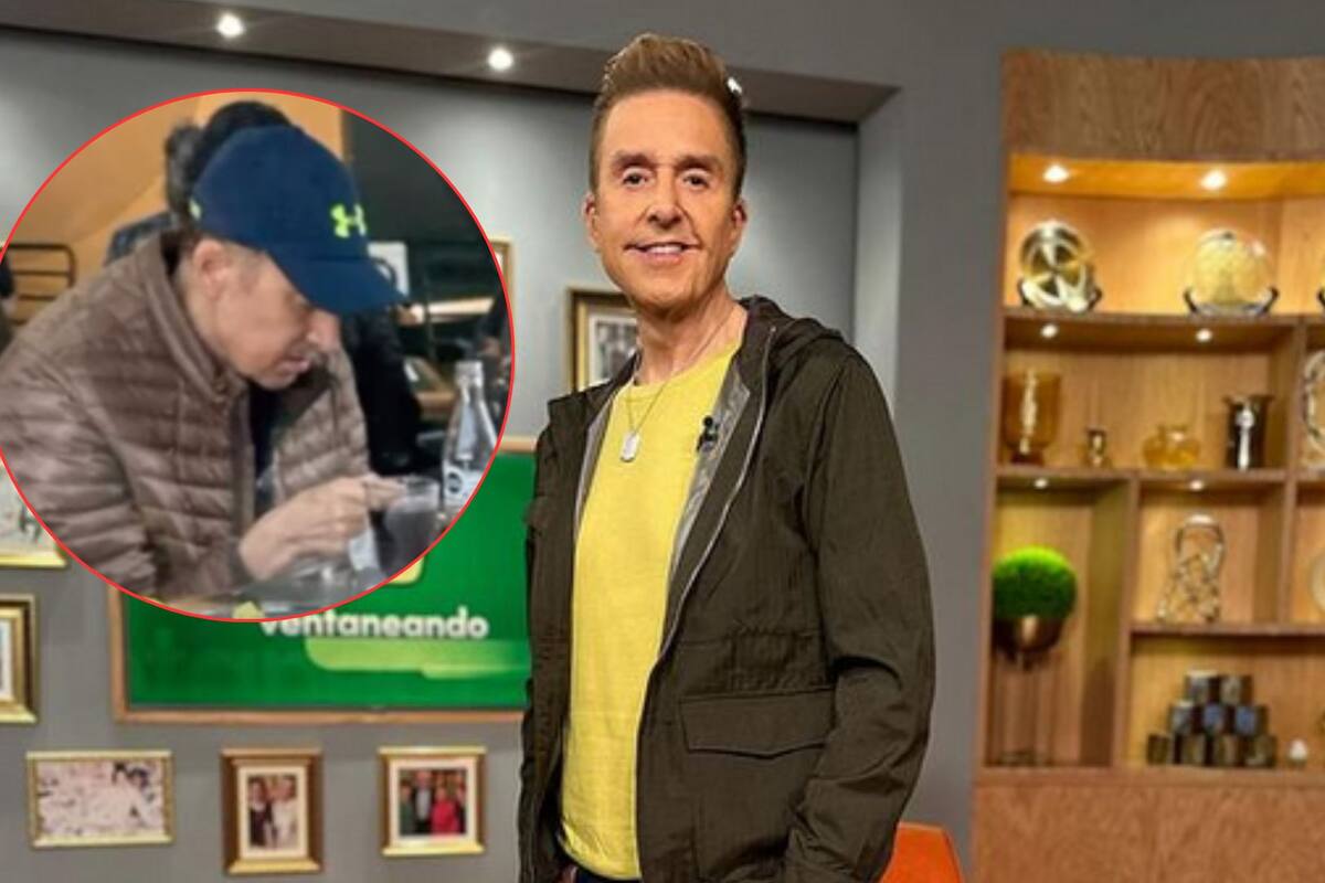 “Se ve cansado”: Captan a Daniel Bisogno en restaurante tras problemas de salud