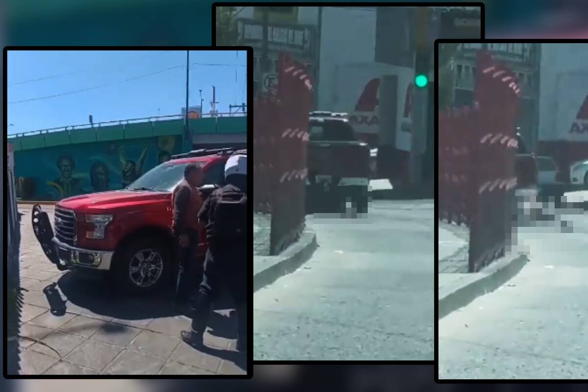 VIDEO: Conductor de camioneta atropella y mata a peatón a propósito
