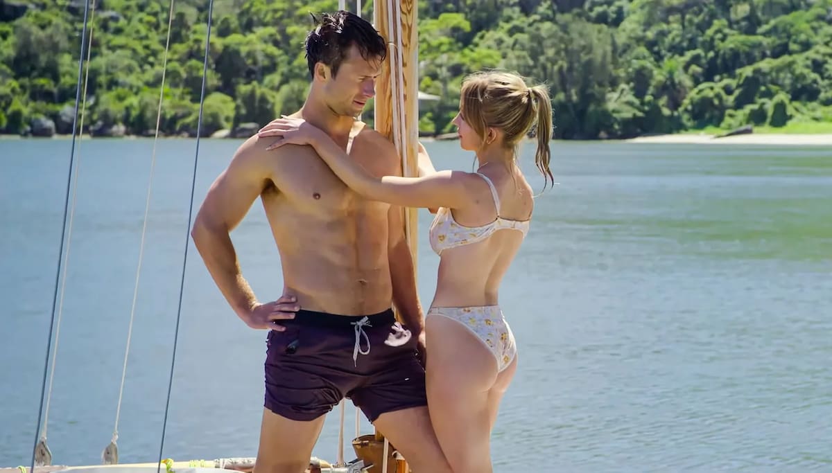 Glen Powell y Sydney Sweeney en "Anyone But You"