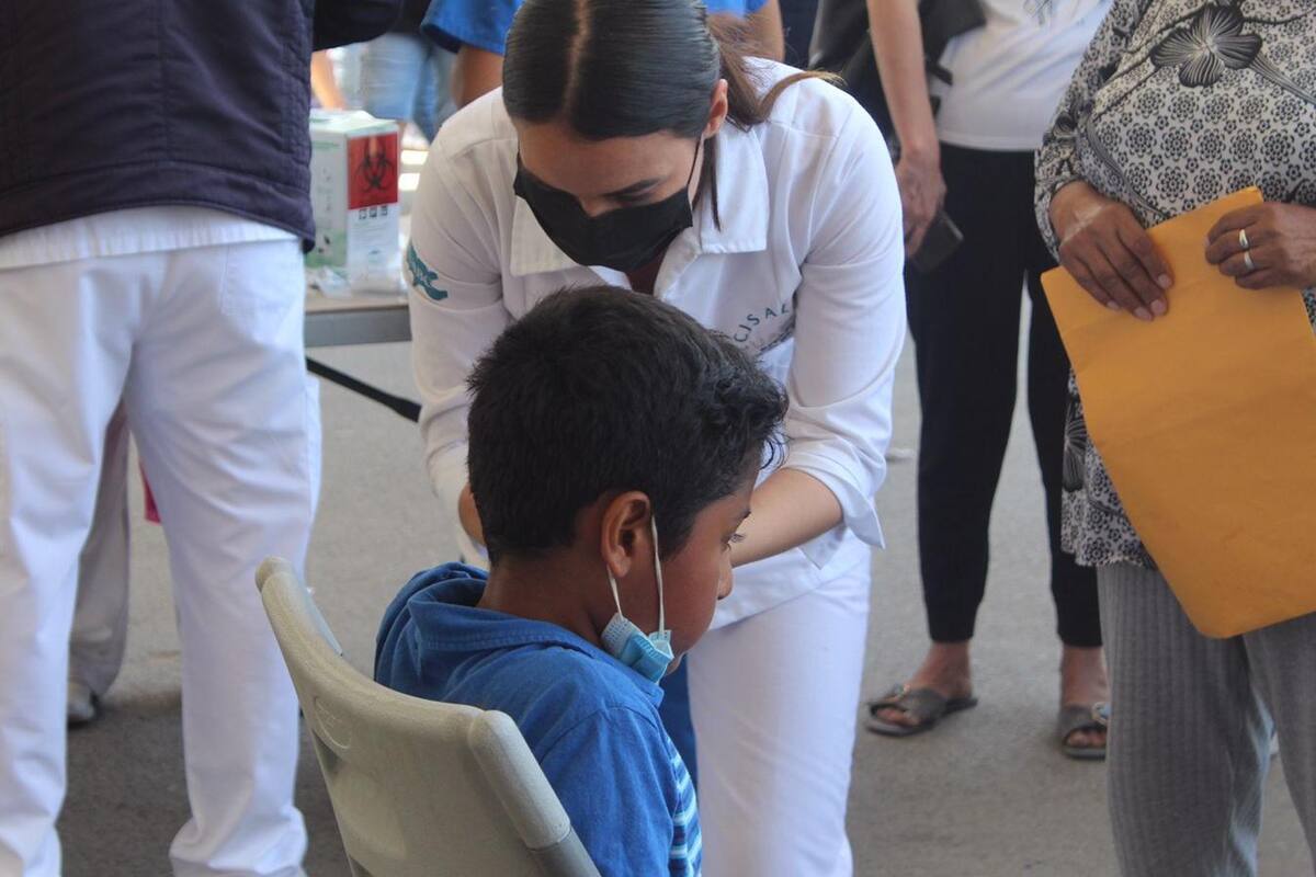 Vacunan vs Covid a más de 11 mil niños en el Estado