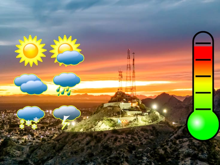 Pronóstico de clima para hoy miércoles, 1 de octubre de 2025 en Hermosillo