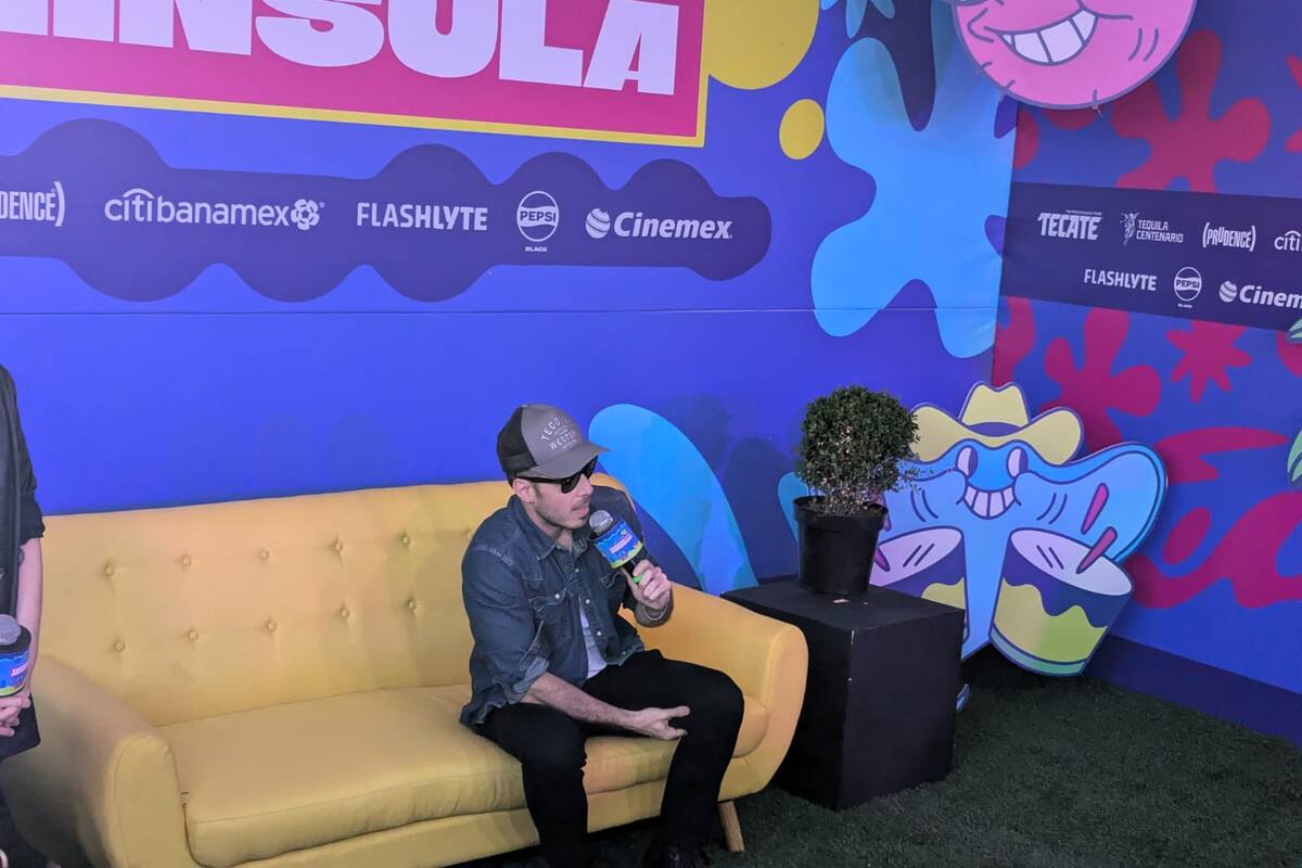 Pepe Madero y DLD previo a su presentación en el Tecate Península