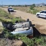 Dos personas resultan lesionadas tras volcamiento en Parque Industrial Norte