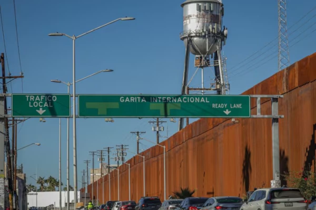 Tiempos de espera de hasta 40 minutos en garitas de Mexicali - Calexico para este domingo