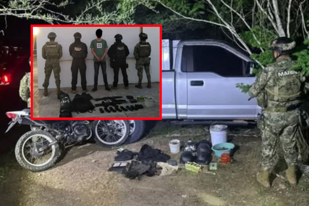 Aseguran armas de grueso calibre, vehículos blindados y equipo táctico en operativo en Sinaloa