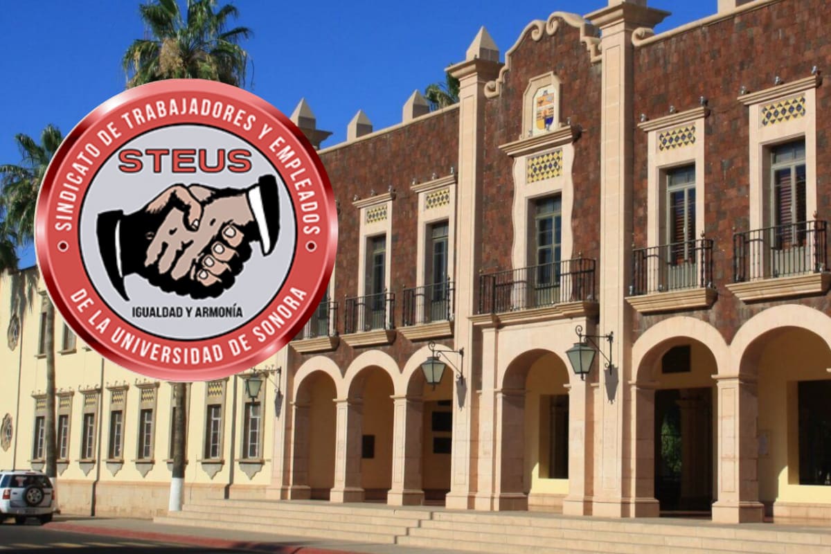 Steus realiza cierre simbólico en la Unison por falta de avances laborales rumbo a huelga