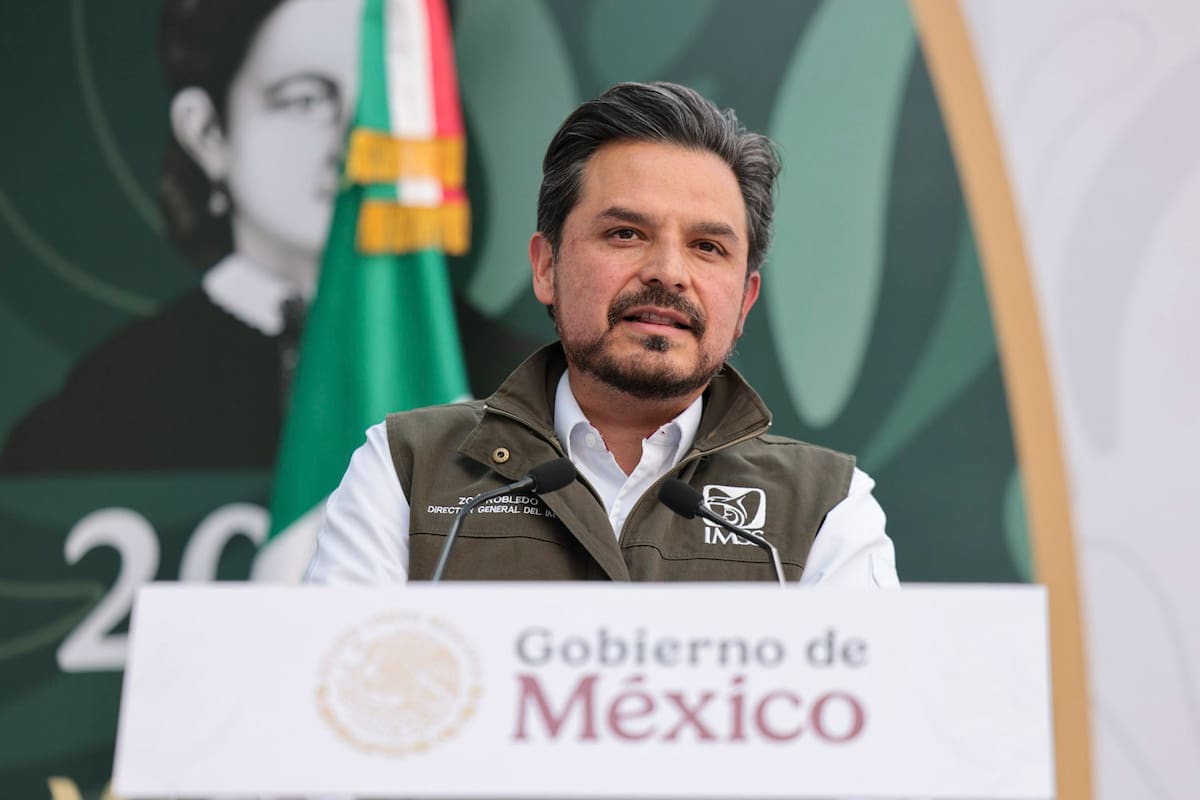 Zoé Robledo, director del IMSS. | Crédito: Presidencia