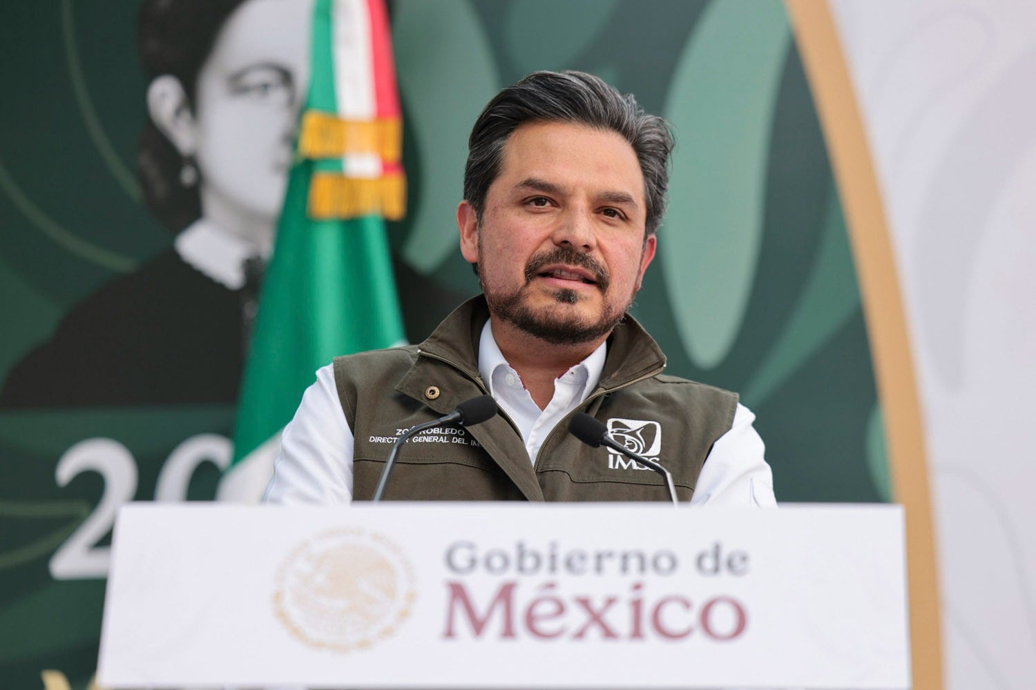 Zoé Robledo, director del IMSS. | Crédito: Presidencia
