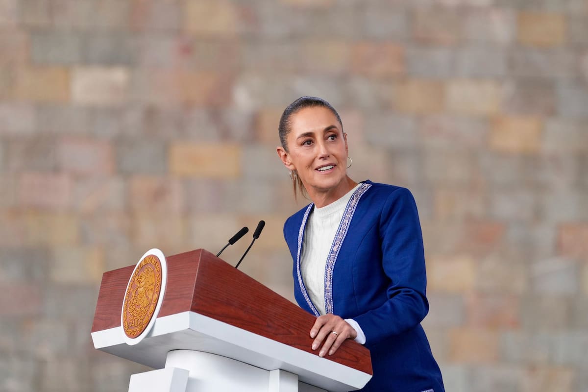 En junio pasado, la presidenta Claudia Sheinbaum señaló que México había pagado 189 millones de pesos correspondientes a su contribución de 2025. (@Claudiashein en X).