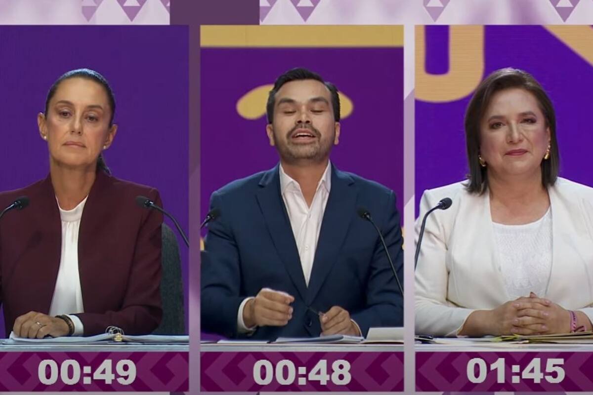 Debate INE: Ataca Xóchitl a Sheinbaum por Rébsamen; ‘es deleznable’, responde
