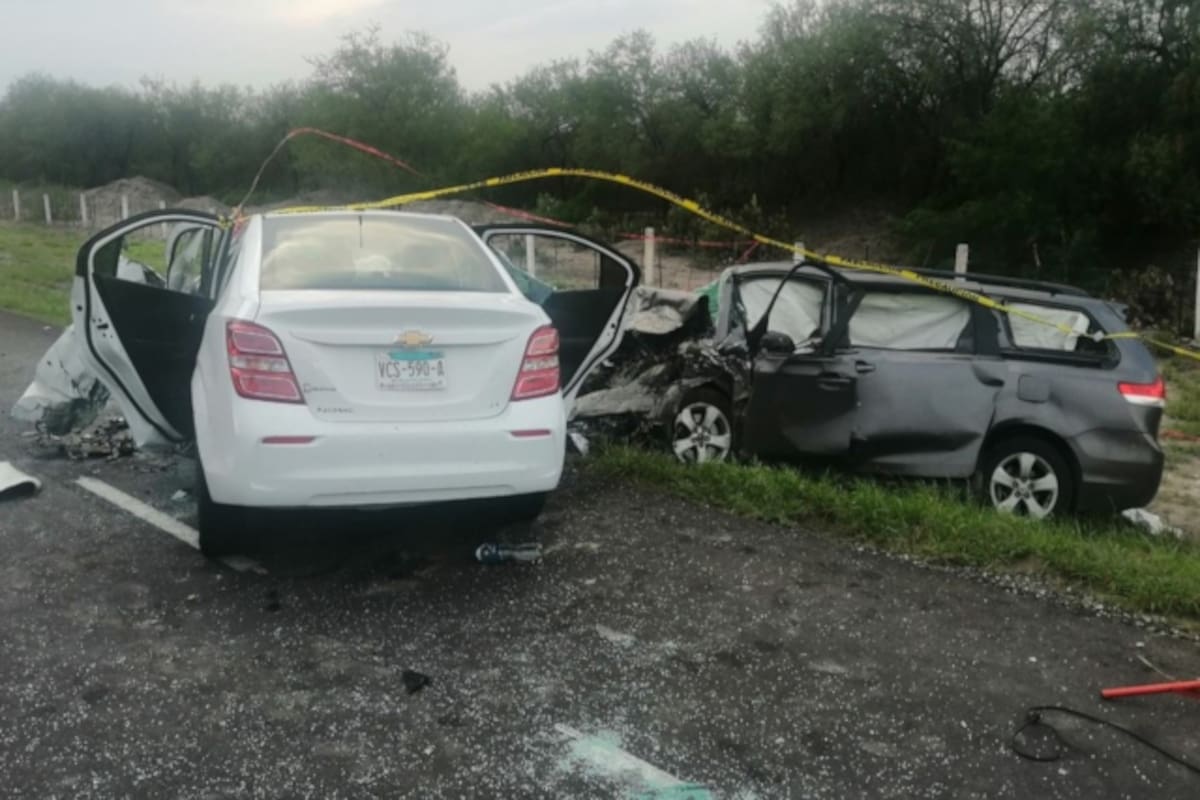 Accidente carretero en SLP deja nueve personas fallecidas