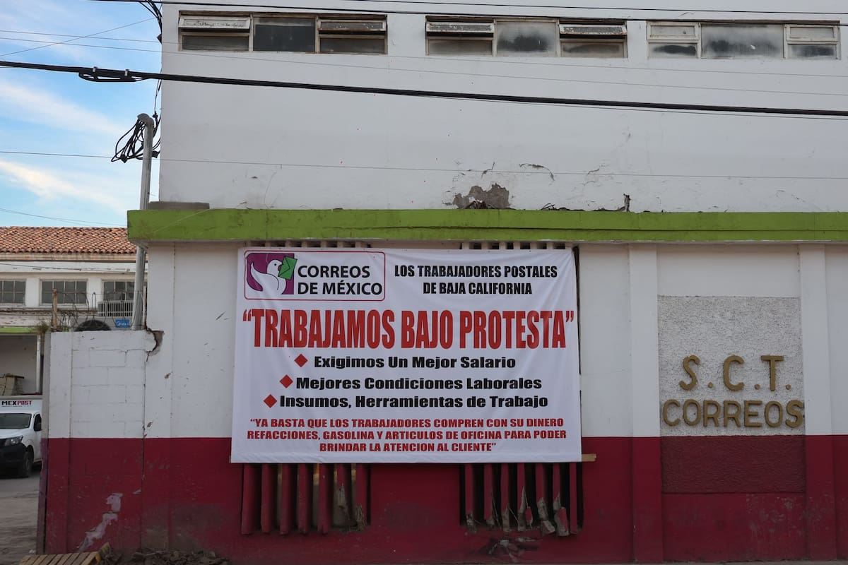 “Carteros” en Mexicali trabajan bajo protesta