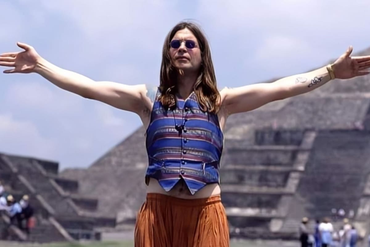El día que Ozzy Osbourne visitó las pirámides de Teotihuacán