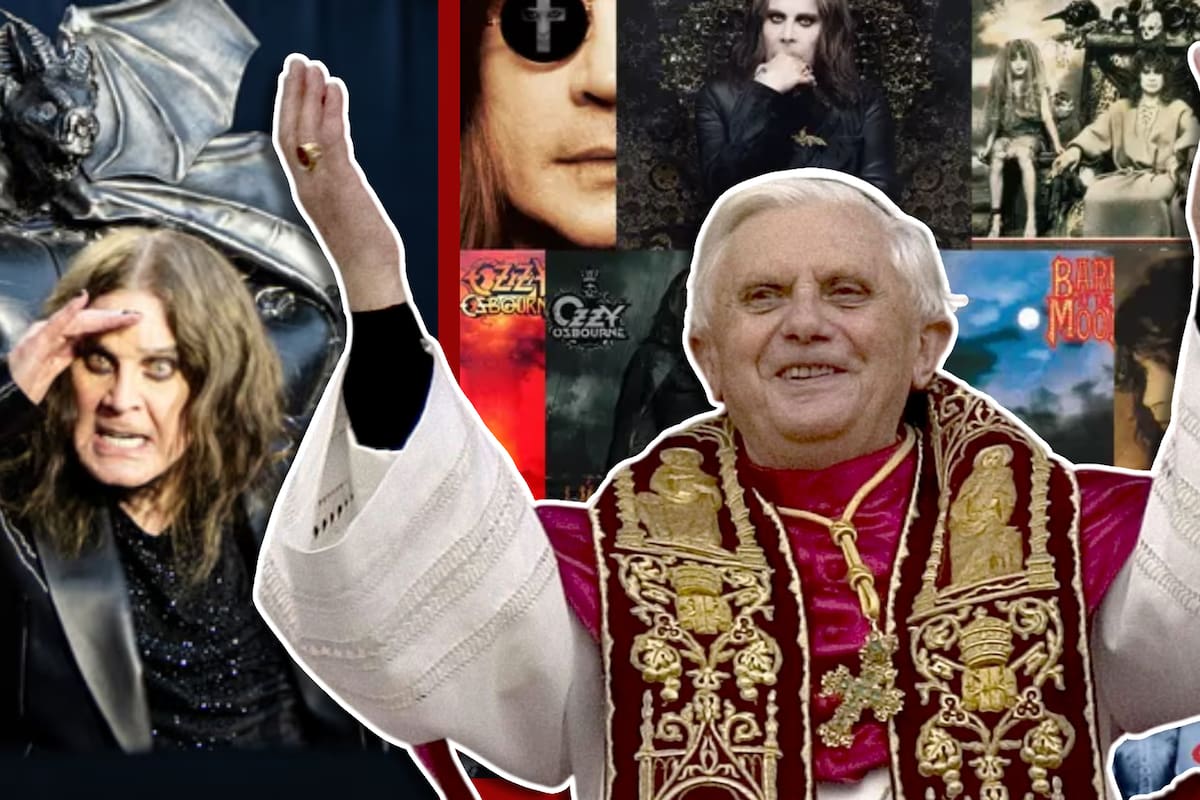 La vez que el papa Benedicto XVI acusó a Ozzy Osbourne de satanismo subliminal tras el álbum debut de Black Sabbath