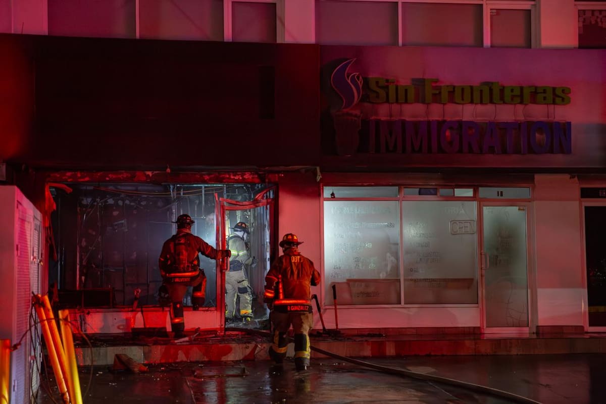 La escena quedó asegurada para las investigaciones correspondientes. Foto: Border Zoom