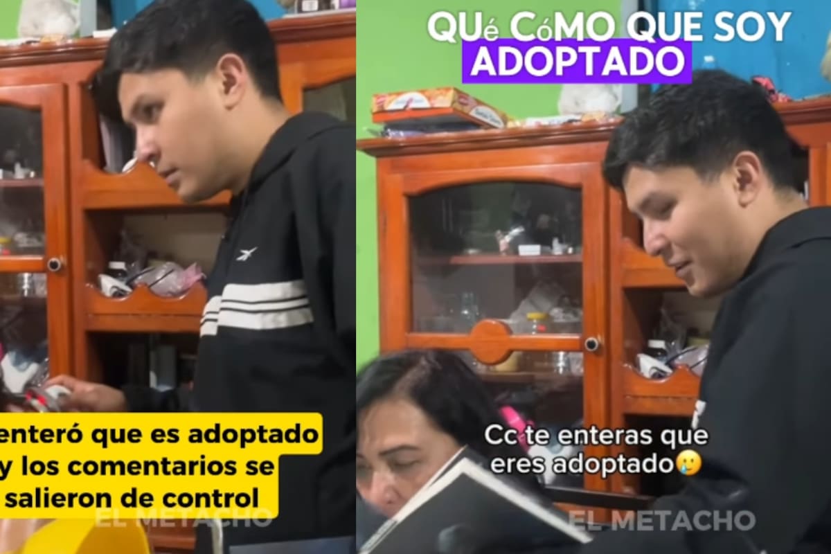 Joven se entera de que es adoptado mientras revisaban documentos en familia… y los comentarios no tardaron en ponerse creativos