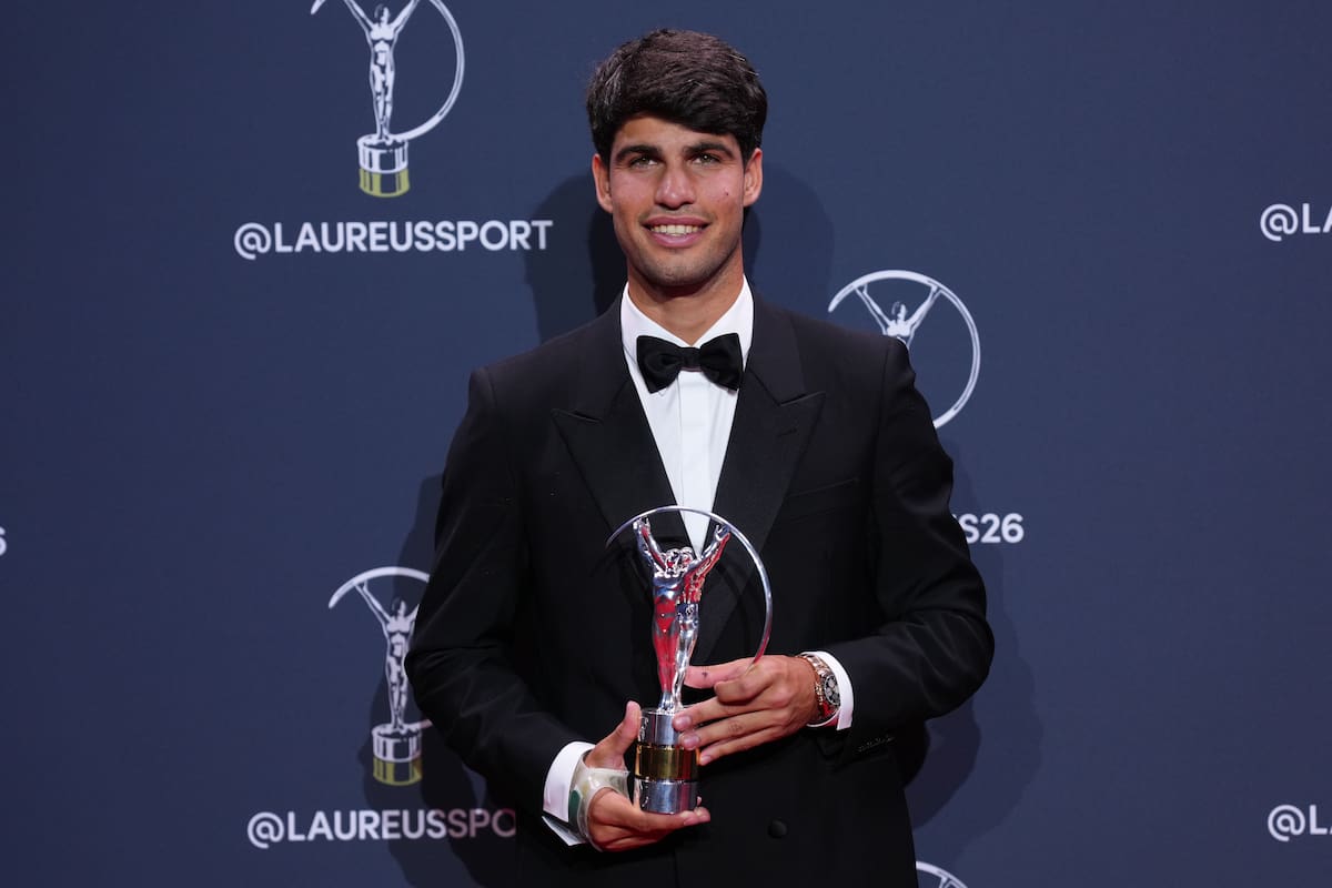 Carlos Alcaraz y Aryna Sabalenka ganan Premios Laureus como Mejores Deportistas del año