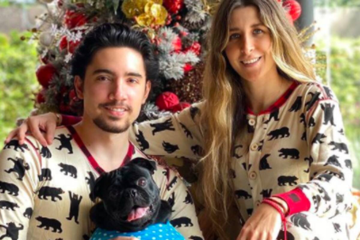 Alex Fernández y su sesión familiar en pijamas sin el potrillo