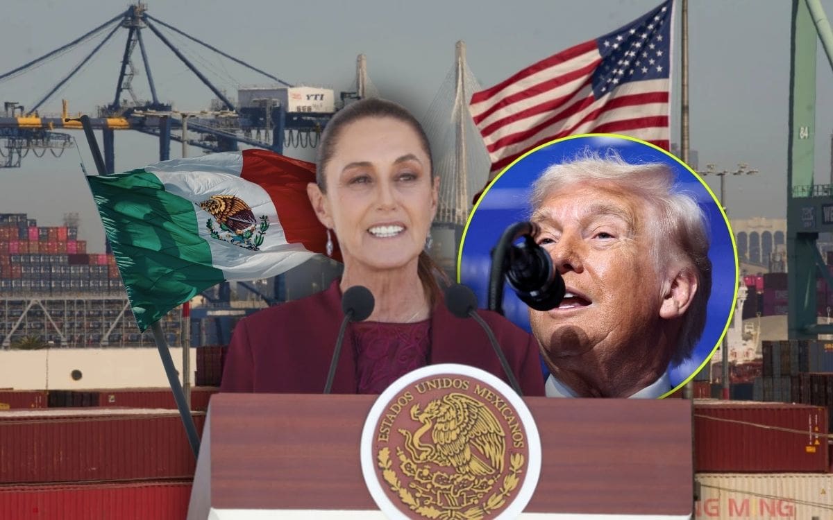 Sheinbaum señala que la interdependencia México–EEUU sigue fuerte y que el acuerdo regional debe proteger cadenas productivas. | Crédito: Presidencia/AP