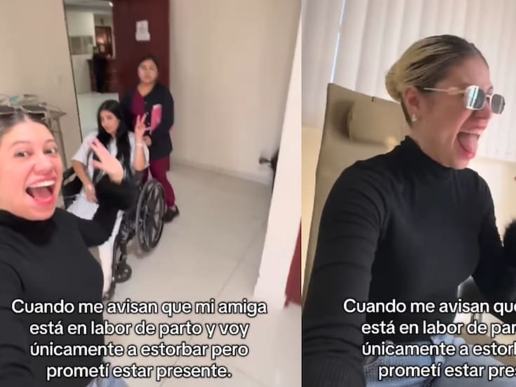 “Grabó, rió y dio ánimo solamente”: Joven se vuelve viral por ir al parto de su amiga sin hacer nada más que estar de apoyo.
