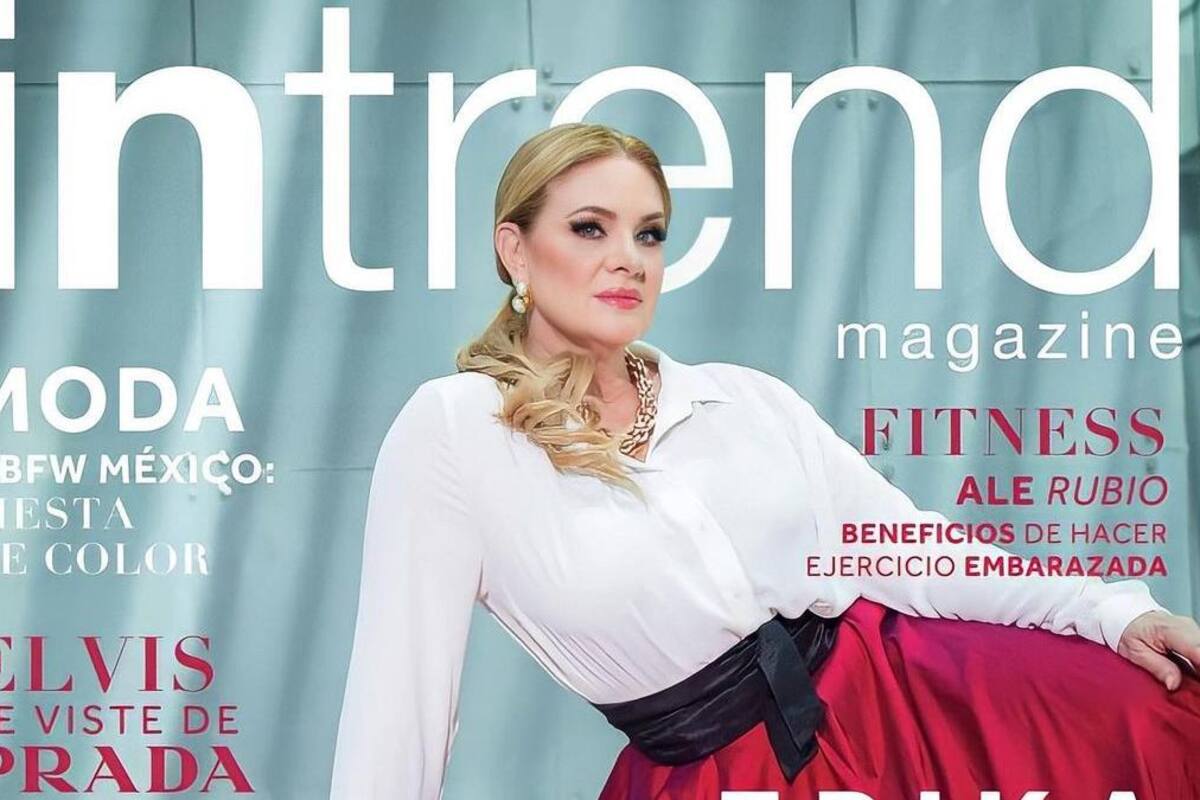 Erika Buenfil posa para la portada Intrend y luce espectacular