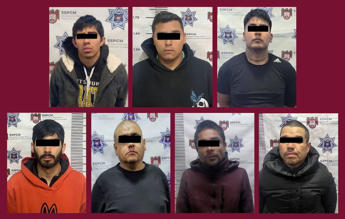 Los hoy detenidos fueron turnados ante la autoridad competente.