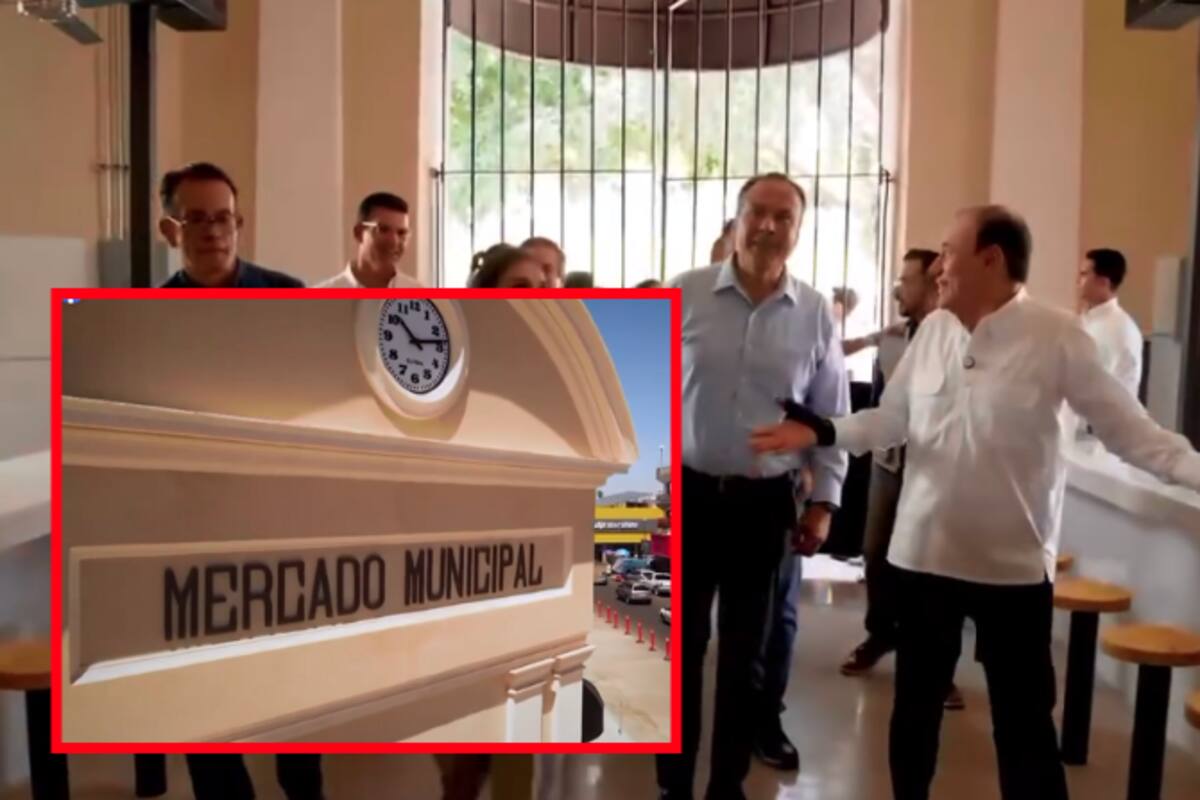 Alfonso Durazo celebra la renovación del Mercado Municipal No. 1 como patrimonio histórico de Hermosillo