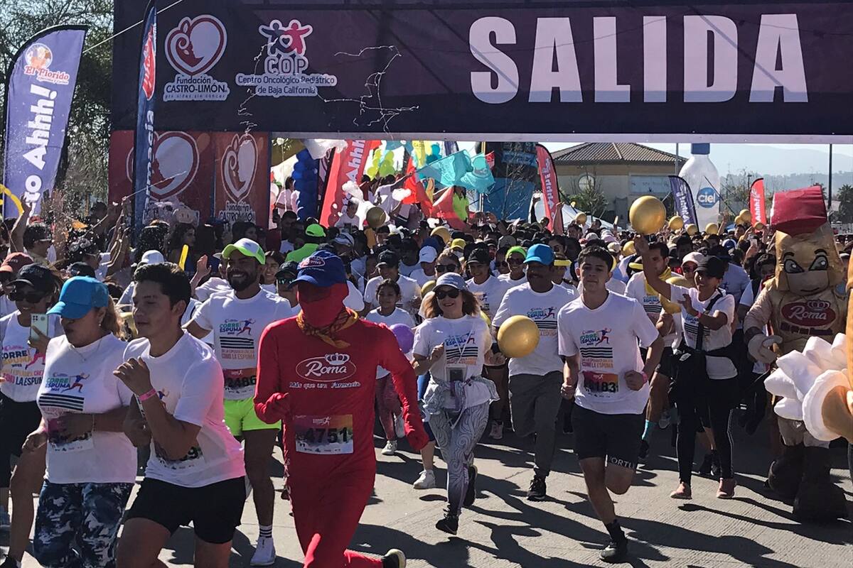 Llevan a cabo carrera “Corre con Espuma” en Tijuana