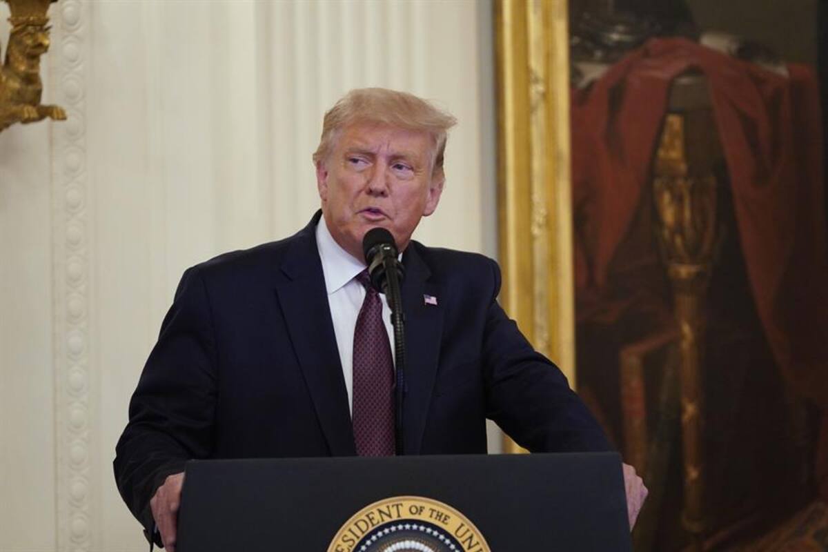 Donald Trump dio negativo al Covid-19: Casa Blanca
