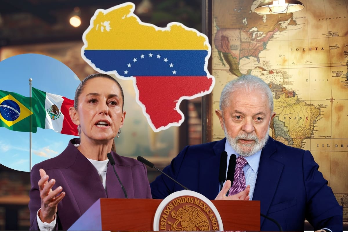 Lula y Sheinbaum llaman al diálogo para evitar un conflicto armado en Venezuela