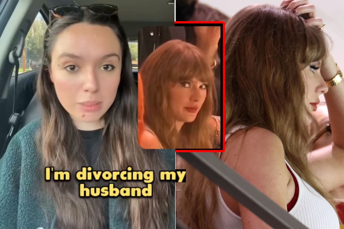 Mujer se divorcia tras ver a su esposo abuchear a Taylor Swift en el Super Bowl; “solo quería quedar bien con sus amigos”