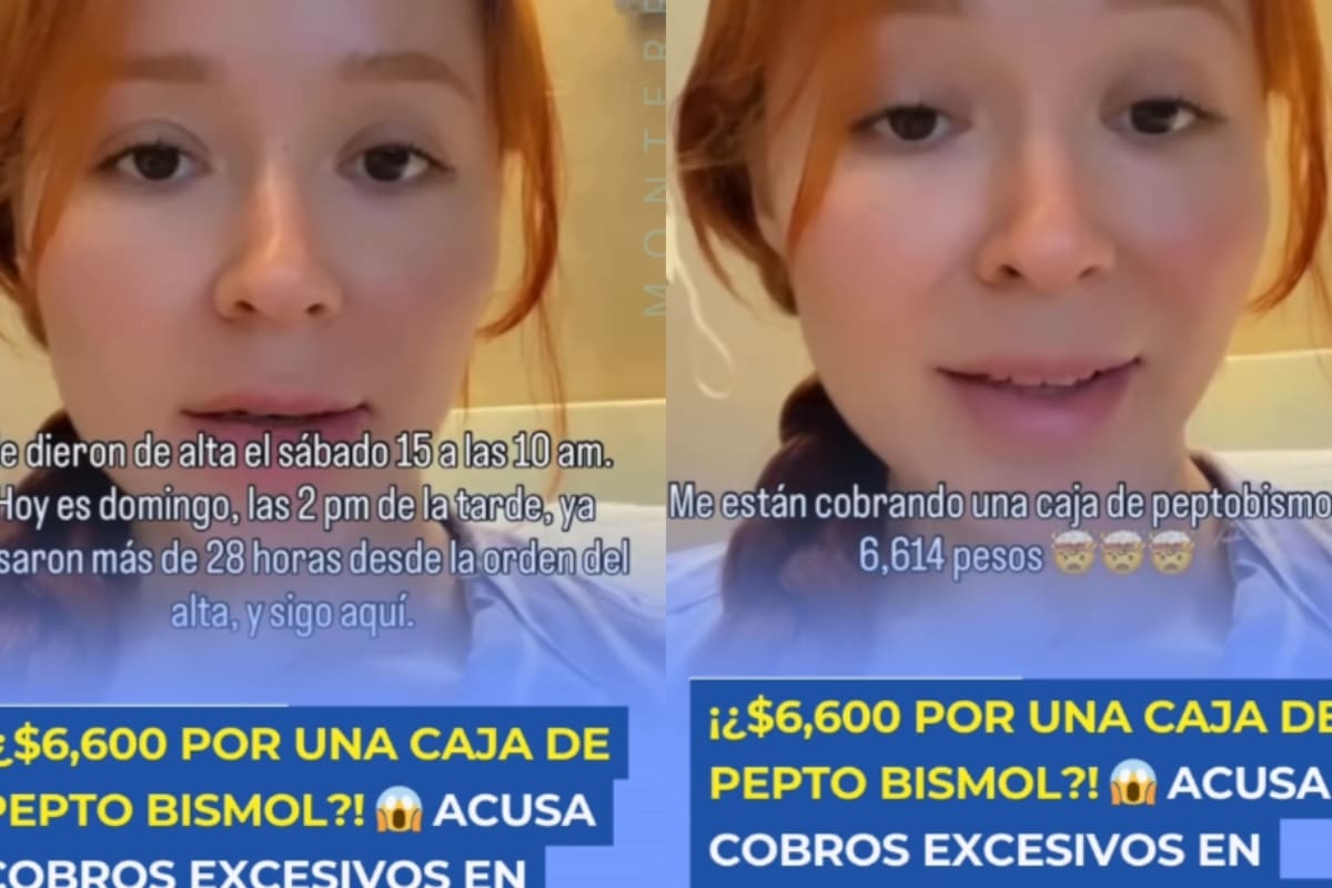 Mujer denuncia cobros excesivos en hospital: le cobran más de 6 mil pesos por una caja de Pepto Bismol